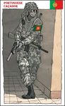  gun male_focus military portuguese_flag solo weapon 