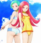  anemone anemone_(eureka_seven) bikini cameltoe eureka eureka_7 eureka_seven eureka_seven_(series) hair_ornament hairclip kobayashi_yuji lowres swimsuit 