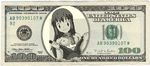  artist_request bangs bare_shoulders breasts dollar_bill english hair_down hikari_(pokemon) light_smile long_hair looking_at_viewer money monochrome number oekaki photo pokemon scarf signature small_breasts smile solo strap_pull third-party_edit undressing upper_body 