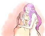  1girl artist_request ass breasts code_geass cornelia_li_britannia gilbert_guilford glasses long_hair medium_breasts nude purple_hair 