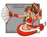  demien fatal_fury king_of_fighters ponytail shiranui_mai snk 