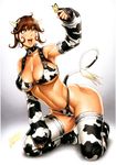  abs animal_ears animal_print arm_up armpits artist_name bangs bikini blush boots breasts brown_eyes brown_hair bug butterfly cleavage clenched_hand collar covered_nipples cow_ears cow_girl cow_print cow_tail curly_hair dated detached_sleeves fake_animal_ears fake_tail gradient gradient_background groin groin_tendon hairband hanako_(tsukasa_jun) hand_on_own_thigh happy highleg highleg_bikini highleg_swimsuit highres hip_bones huge_breasts insect kneeling leaning lips looking_up mole mole_under_mouth navel original print_bikini print_legwear scan shadow short_hair sideboob signature skindentation sleeves_past_wrists solo swimsuit tail thighhighs thong_bikini toned tsukasa_jun underboob wide_hips 
