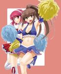  amemiya_sayaka cheerleader multiple_girls nakajima_yuka osu!_tatakae!_ouendan ouendan shirosaki_rin thighhighs 