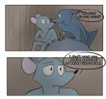  2018 ambiguous_gender anthro bat comic dialogue digital_media_(artwork) fur hi_res lary_(yinller) male mammal montimer_(yinller) mouse richie_(yinller) rodent wings yinller 