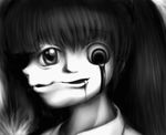  fusion greyscale horror_(theme) monochrome monoe monoko surreal syam_i yume_nikki 