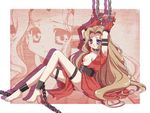  armband bad_id bad_pixiv_id bdsm blue_eyes blush bondage bound breasts brown_hair chain cleavage code_geass cuffs handcuffs legband long_hair no_bra nunnally_lamperouge purple_eyes sideboob small_breasts solo soraneko_(artist) spoilers tears thigh_strap very_long_hair 