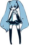  bad_id bad_pixiv_id blue_eyes blue_hair detached_sleeves hatsune_miku long_hair miniskirt necktie skirt smile solo sumisu_(rinsumi) thighhighs twintails vocaloid zettai_ryouiki 