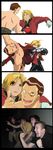  4koma battle boxing bruise bruises comic crossover edward_elric gaijin_4koma giovanni_(pokemon) injury meme sakaki_(pokemon) tears 