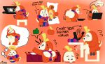 absurd_res anal anal_penetration anthro apple aroused balls big_butt bimbo_(henrique_rick) bisexual bisexual_pride_colors bodily_fluids breath bulge butt buttplug buttplug_in_ass buttplug_insertion charmander clothed clothing convention cum cum_drip dakimakura detailed_bulge digital_drawing_(artwork) digital_media_(artwork) dildo dildo_insertion directional_arrow drawing drawing_tablet dripping embarrassed eyes_closed feeling female flushed food fruit fuecoco generation_1_pokemon generation_9_pokemon genital_fluids genitals heart_symbol henrique_rick hi_res humanoid imagining kerchief lgbt_pride looking_pleasured lying male male/male muscular muscular_male nintendo nude object_in_ass on_back partially_clothed pecs penetration penis plant plug_(sex_toy) plug_insertion pokemon pokemon_(species) pride_colors saggy_balls sex_toy sex_toy_in_ass sex_toy_insertion sitting speedo surprise sweat sweaty_butt swimwear tablet tablet_pen text thick_thighs thought_bubble tongue tongue_out