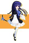  dress frederica_bernkastel ideolo lolita_fashion mxk tail thigh-highs umineko_no_naku_koro_ni 