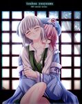  hat hug hug_from_behind konpaku_youmu multiple_girls saigyouji_yuyuko sumeragi_seisuke touhou yuri 