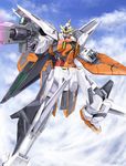  bad_pixiv_id gun gundam gundam_00 gundam_kyrios mecha no_humans rifle tomo_(machinemess) weapon 