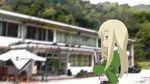  animated animated_gif blonde_hair book brown_eyes higurashi_no_naku_koro_ni long_hair lowres lucky_star parody solo takano_miyo 