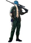  advance_wars advance_wars:_days_of_ruin gage gun highres hiroaki_(kof) male_focus official_art psg-1 rifle sniper_rifle solo uniform weapon 