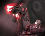  blood death highres knife madotsuki monoko rabbit_r tears you_gonna_get_raped yume_nikki 