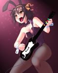  animal_ears bunnysuit guitar guitar_hero instrument suzumiya_haruhi suzumiya_haruhi_no_yuuutsu 