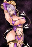  artist_request breasts cleavage huge_breasts isabella_valentine revealing_clothes solo soulcalibur soulcalibur_iv sword underboob weapon whip whip_sword 