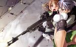  1girl artist_request breasts duplicate highres highschool_of_the_dead large_breasts wallpaper widescreen 