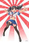  command_and_conquer psychic red_alert red_alert_3 school_uniform schoolgirl serafuku skirt thighhighs yuriko_omega 