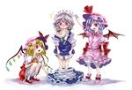  age_regression assisted_exposure bad_id bad_pixiv_id blonde_hair blue_eyes blue_hair blush braid bullying dress fang flandre_scarlet hat izayoi_sakuya maid_headdress multiple_girls pantsing red_eyes remilia_scarlet shippori silver_hair skirt skirt_pull squatting tears touhou twin_braids wings younger 