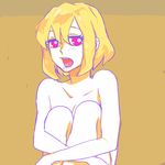  bad_id bad_pixiv_id blonde_hair gundam gundam_seed gundam_seed_destiny kitayama knees_to_chest leg_hug lowres nude pink_eyes short_hair solo stellar_loussier tears 