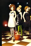  coffee-kizoku fixme guitar hirasawa_yui k-on! kotobuki_tsumugi lolita_fashion pantyhose royal_mountain stitchme tainaka_ritsu 