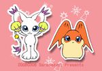  animated animated_gif caramelldansen digimon gatomon gif lowres patamon saranezuma tailmon 