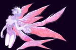  artist_request ayanami_rei breasts end_of_evangelion lilith_(ayanami_rei) medium_breasts neon_genesis_evangelion nude pale_skin red_eyes short_hair solo wings 