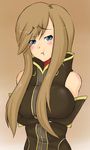  :t bad_id bad_pixiv_id blue_eyes blush breast_hold breasts brown_hair detached_sleeves large_breasts long_hair madarame tales_of_(series) tales_of_the_abyss tear_grants 