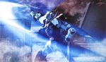  astraea_gundam building gundam gundam_00 gundam_00p mecha no_humans solo 