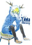  antlers bemani edda guitar instrument jacket male_focus non-web_source pop'n_music solo 