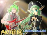  1girl demonbane doctor_west elsa_(demonbane) guitar hat instrument microphone pointy_ears 