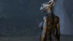  3d_(artwork) argonian breasts digital_media_(artwork) female looking_back mrdr_(artist) scalie skyrim the_elder_scrolls video_games 