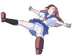  anagoya closed_eyes copyright_request falling outstretched_arms panties school_uniform serafuku skirt solo spread_arms underwear upskirt 