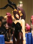  animal_ears brown_hair bunny_ears bunnysuit figure pantyhose photo s-mist short_hair solo suzumiya_haruhi suzumiya_haruhi_no_yuuutsu wonder_festival wonder_festival_2007 