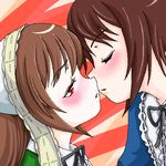  couple incest kiss lowres multiple_girls oekaki rozen_maiden siblings sonota_oozei souseiseki suiseiseki twincest twins yuri 