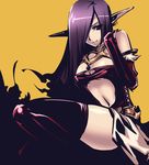  copyright_request elf fantasy hirano_katsuyuki lowres pointy_ears solo thighhighs 