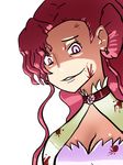  artist_request blood blood_on_face bloody_clothes code_geass crazy euphemia_li_britannia pink_eyes red_hair solo 
