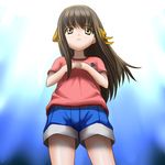  artist_request brown_hair long_hair solo suzumiya_haruhi suzumiya_haruhi_(young) suzumiya_haruhi_no_yuuutsu younger 