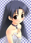  bare_shoulders blush cool_&amp;_sexy_(idolmaster) idolmaster idolmaster_(classic) idolmaster_1 kisaragi_chihaya solo tilm 