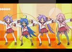  animal_ears animated animated_gif bunny_ears houraisan_kaguya inaba_tewi lucky_star motteke!_serafuku multiple_girls non-looping_animation oekaki pantyhose parody reisen_udongein_inaba thumbnail_surprise touhou yagokoro_eirin 