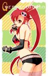  bikini_top elbow_gloves gloves hijiri_ruka long_hair short_shorts shorts solo tengen_toppa_gurren_lagann thighhighs yoko_littner 