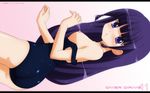  blue_eyes blue_hair breasts highres munakata_michiru nipples non-web_source one-piece_swimsuit school_swimsuit small_breasts solo sugimura_tomokazu swimsuit utakata wallpaper wet 