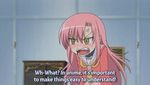  anger_vein angry blush fansub fourth_wall hayate_no_gotoku! katsura_hinagiku long_hair open_mouth pink_hair school_uniform screencap solo subtitled teeth truth yellow_eyes 