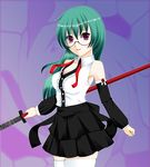  copyright_request glasses katana nikukai solo sword weapon 