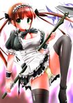  airi_(queen's_blade) maid marneko panties queen's_blade solo thighhighs underwear 