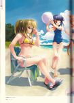  bikini binding_discoloration cropme minamino_kanata swimsuits 