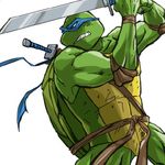  hydro4 katana leonardo lowres male_focus solo sword teenage_mutant_ninja_turtles weapon 