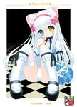  animal_ears cat_ears heterochromia kleine_erdbeere original panties solo underwear 