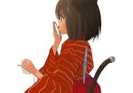  animal_ears cat_ears hakama japanese_clothes kiriman_(souldeep) original solo tail 